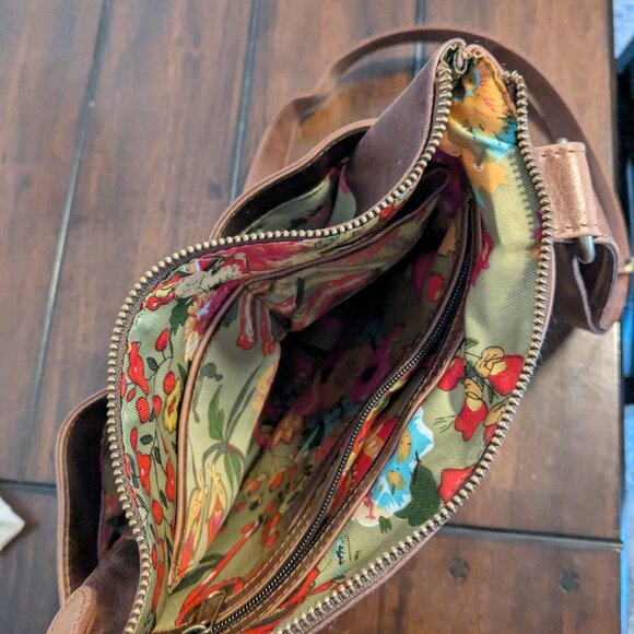 Brown Leather Crossbody Purse - Picture 4 of 6